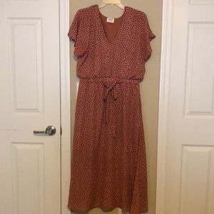 Sienna sky midi dress